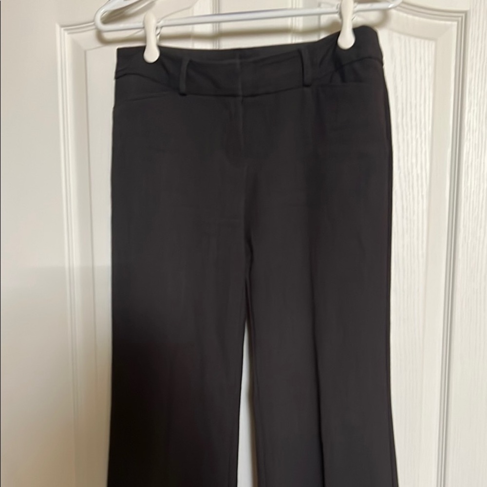 2 Pairs: Wider Leg Trousers 2 Similar Pairs of datk grey Women's dress Pants - Picture 2 of 11